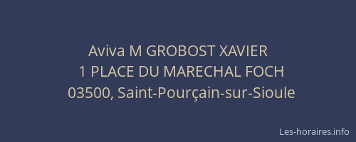 Aviva M GROBOST XAVIER