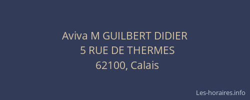 Aviva M GUILBERT DIDIER