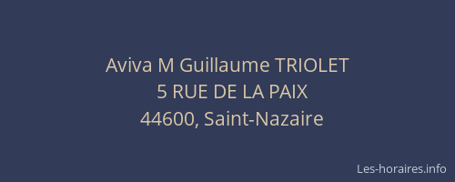 Aviva M Guillaume TRIOLET