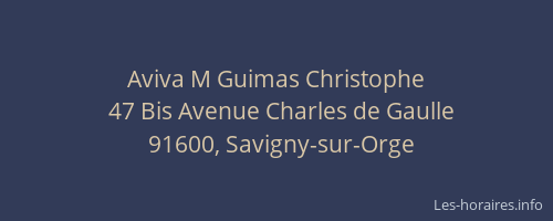 Aviva M Guimas Christophe