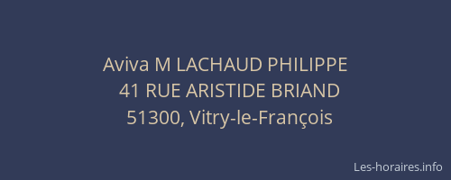 Aviva M LACHAUD PHILIPPE
