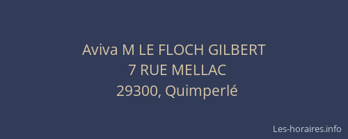 Aviva M LE FLOCH GILBERT