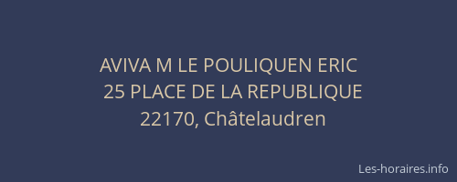 AVIVA M LE POULIQUEN ERIC