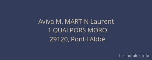 Aviva M. MARTIN Laurent