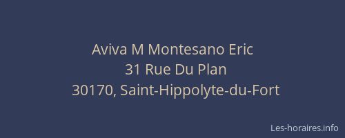 Aviva M Montesano Eric