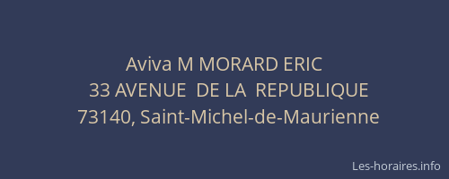 Aviva M MORARD ERIC