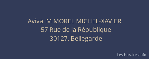 Aviva  M MOREL MICHEL-XAVIER