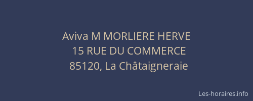 Aviva M MORLIERE HERVE