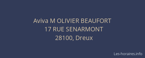 Aviva M OLIVIER BEAUFORT