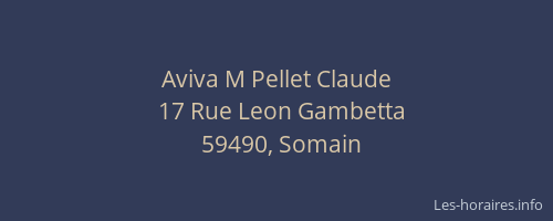 Aviva M Pellet Claude