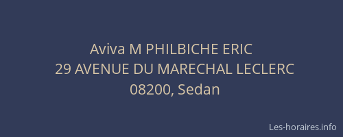 Aviva M PHILBICHE ERIC