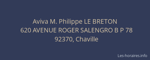 Aviva M. Philippe LE BRETON