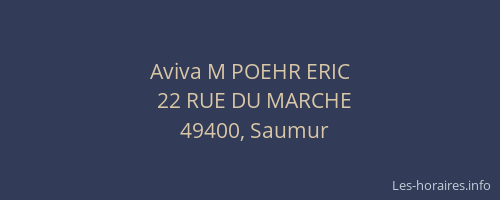 Aviva M POEHR ERIC