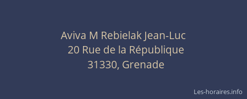 Aviva M Rebielak Jean-Luc