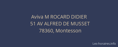 Aviva M ROCARD DIDIER