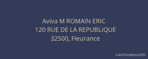 Aviva M ROMAIN ERIC