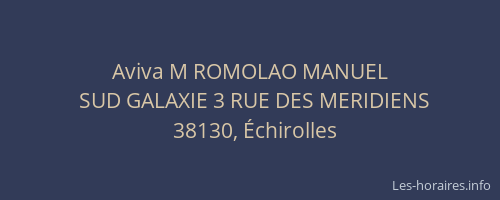 Aviva M ROMOLAO MANUEL