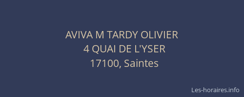 AVIVA M TARDY OLIVIER