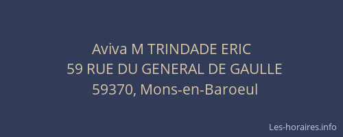 Aviva M TRINDADE ERIC