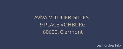 Aviva M TULIER GILLES