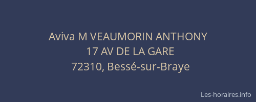 Aviva M VEAUMORIN ANTHONY