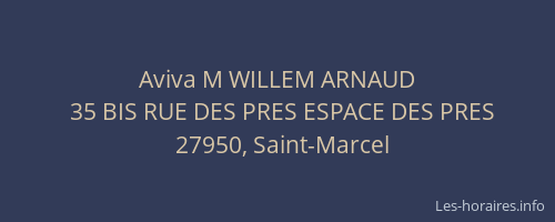 Aviva M WILLEM ARNAUD