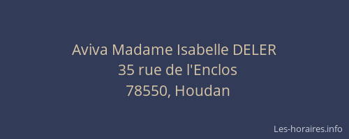 Aviva Madame Isabelle DELER