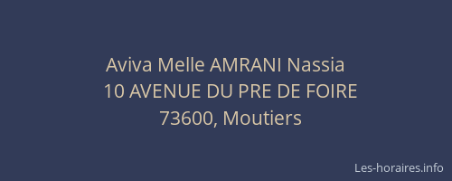 Aviva Melle AMRANI Nassia