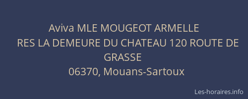 Aviva MLE MOUGEOT ARMELLE
