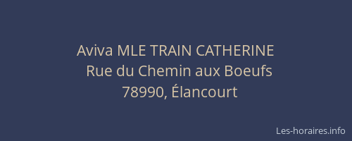 Aviva MLE TRAIN CATHERINE