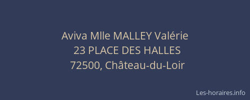 Aviva Mlle MALLEY Val&eacute;rie