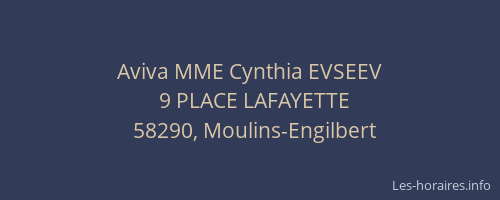 Aviva MME Cynthia EVSEEV