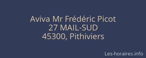 Aviva Mr Frédéric Picot