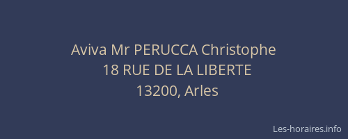 Aviva Mr PERUCCA Christophe