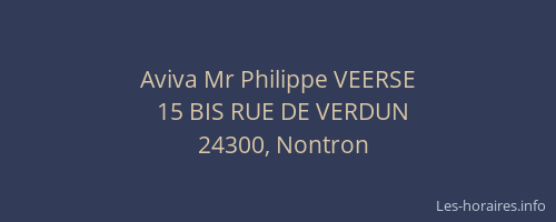Aviva Mr Philippe VEERSE