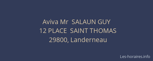 Aviva Mr  SALAUN GUY