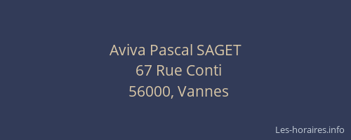 Aviva Pascal SAGET