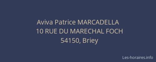 Aviva Patrice MARCADELLA