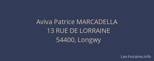 Aviva Patrice MARCADELLA