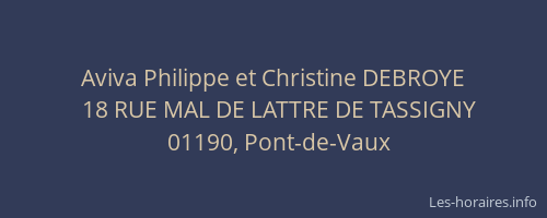Aviva Philippe et Christine DEBROYE