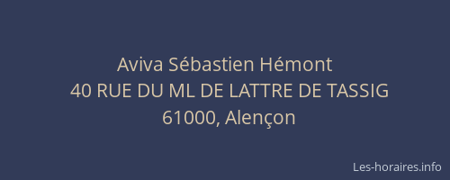 Aviva Sébastien Hémont