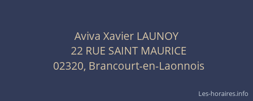 Aviva Xavier LAUNOY