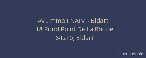 AVLImmo FNAIM - Bidart