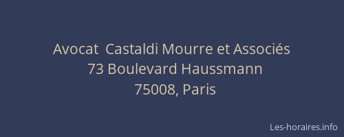 Avocat  Castaldi Mourre et Associés