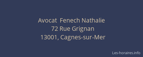 Avocat  Fenech Nathalie