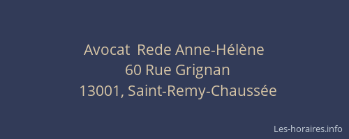 Avocat  Rede Anne-Hélène