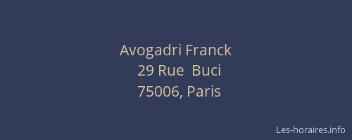 Avogadri Franck