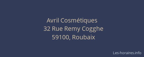 Avril Cosmétiques