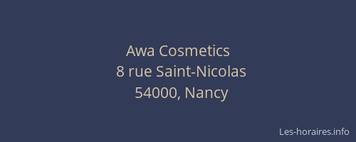 Awa Cosmetics