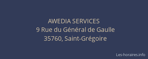 AWEDIA SERVICES